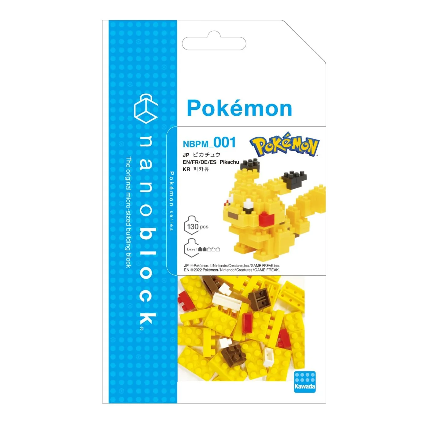 nanoblock Pokemon Pikachu DIAMOND BLOCKS Set NBPM 001
