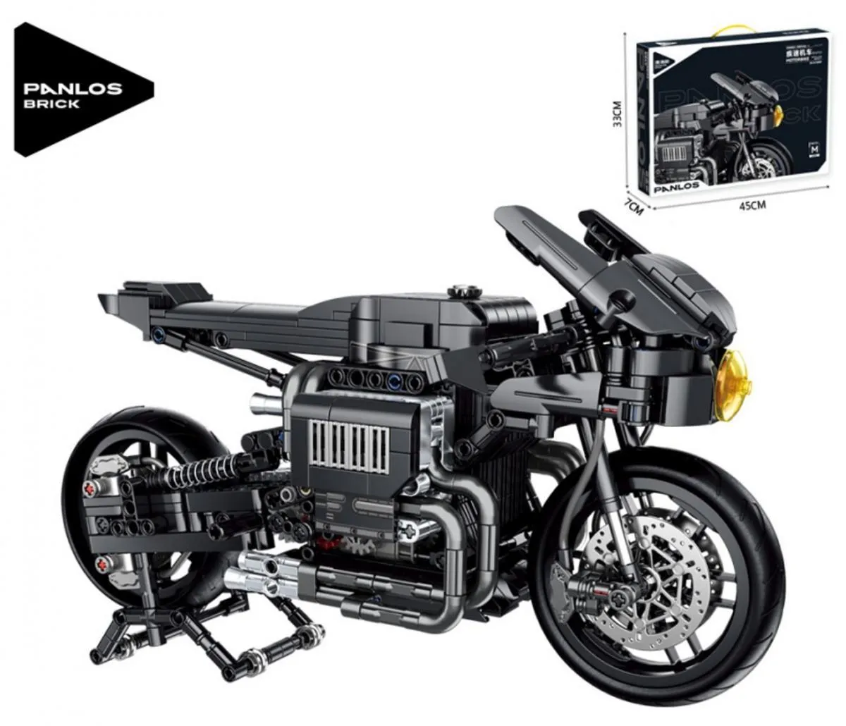 Panlos - schwarzes Motorrad | Set 672009