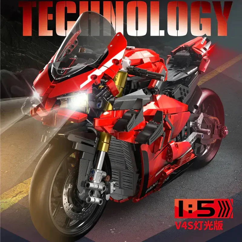 Red V4S Motorcycle Gallery