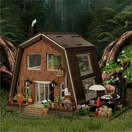 Pantasy Forest Cabin • Set 85003 • SetDB • Merlins Bricks