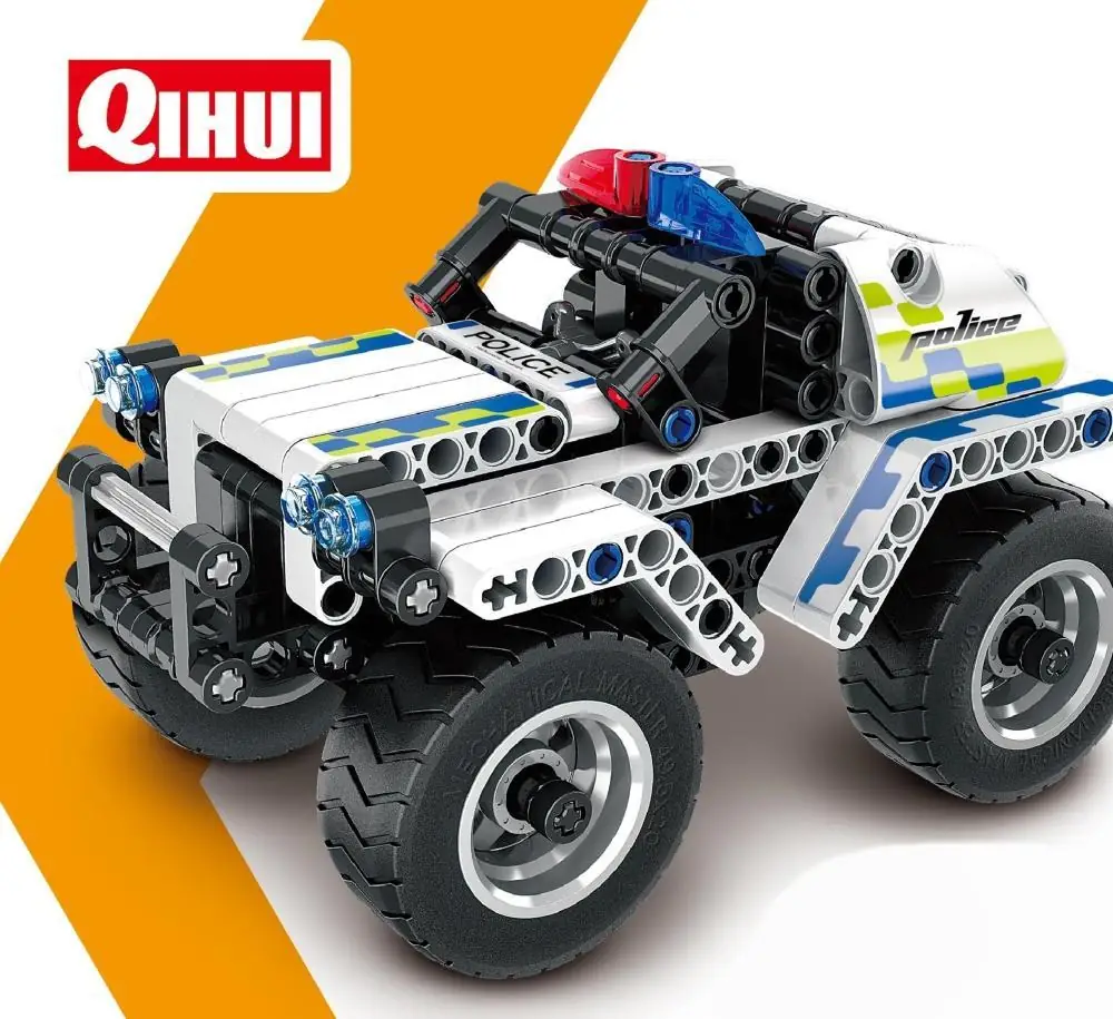 Qihui Pull Back Police Car Set 5805 SetDB