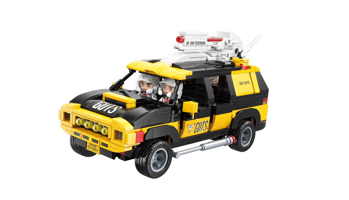 Qman Ultraman Ultra Heroes Vehicles Series Delam Patrol Vehicle