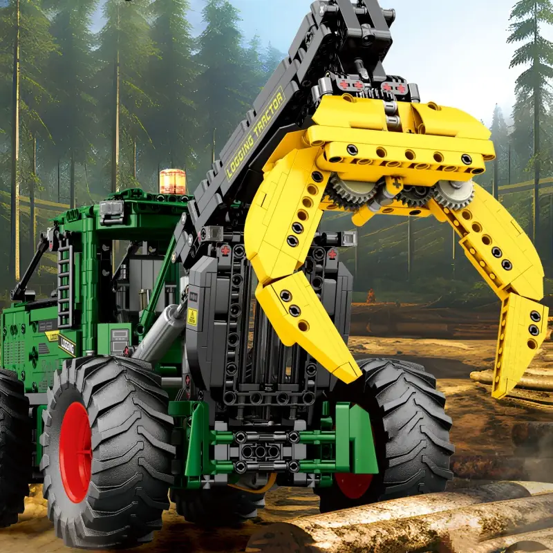 Lego 2024 logging tractor