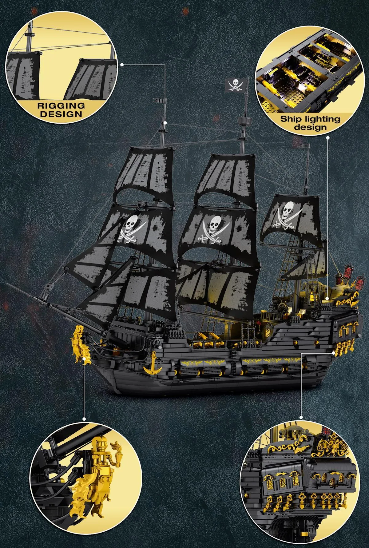 Reobrix Black Pearl • Set 66036 • SetDB • Merlins Steine