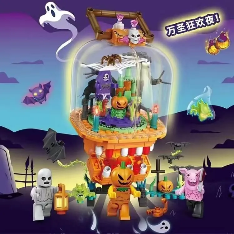 Sembo - Tricky Magic Night: Halloween-Laterne | Set 605021