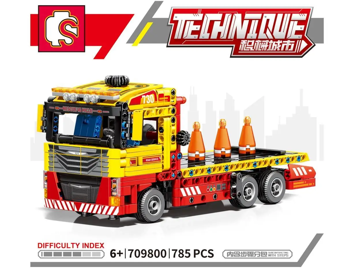 Lego technic flatbed tow truck hot sale