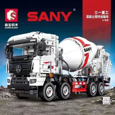 SANY Concrete Mixer Truck and Trailer Pump
