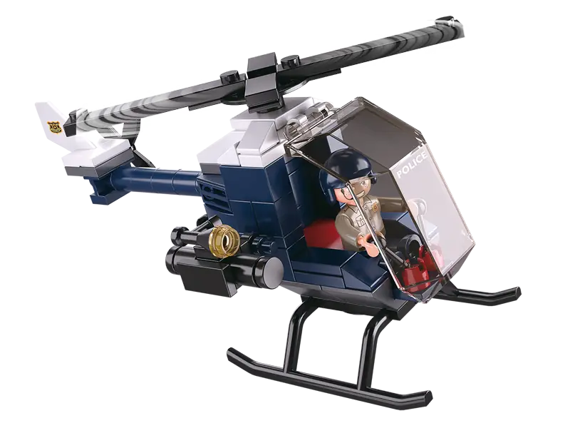 Sluban Police Helicopter Set M38 B0638B SetDB