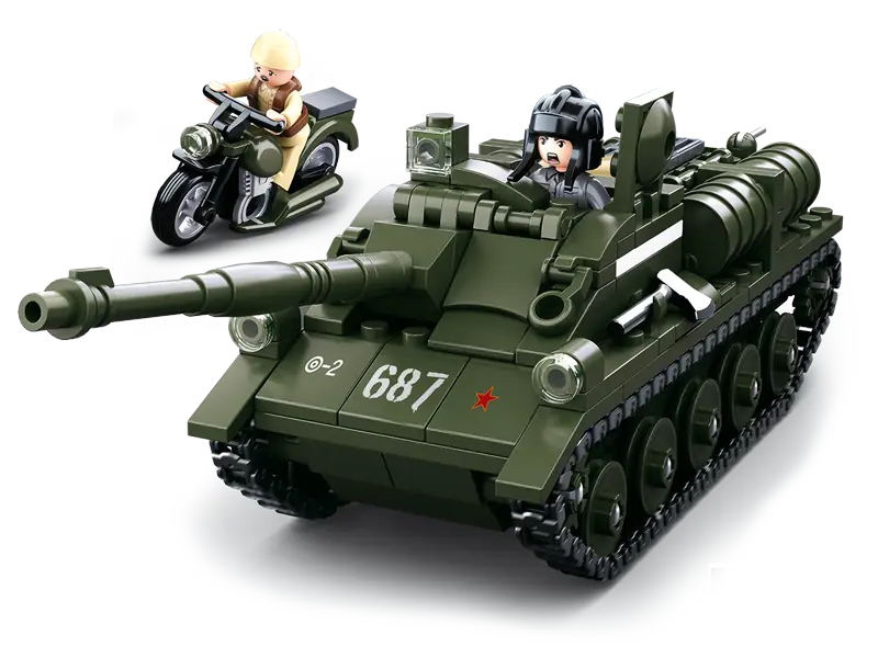 Sluban Allied Tank Destroyer • Set M38 B0687 • Setdb