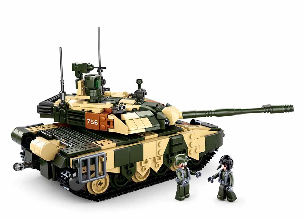 Sluban Large Battle Tank • Set M38-B0756 • SetDB