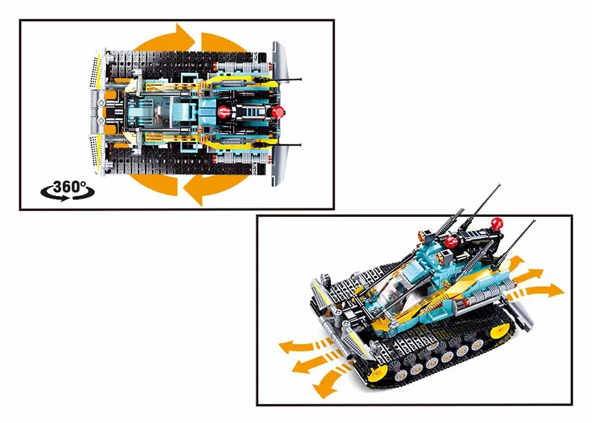 Sluban Scorpio Scout Car R/C • Set M38-B1021 • SetDB 