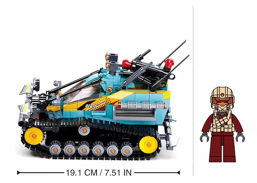 Sluban Scorpio Scout Car R/C • Set M38-B1021 • SetDB