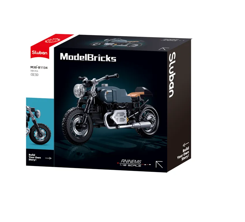 Sluban Motorcycle Latte • Set M38-B1134 • SetDB