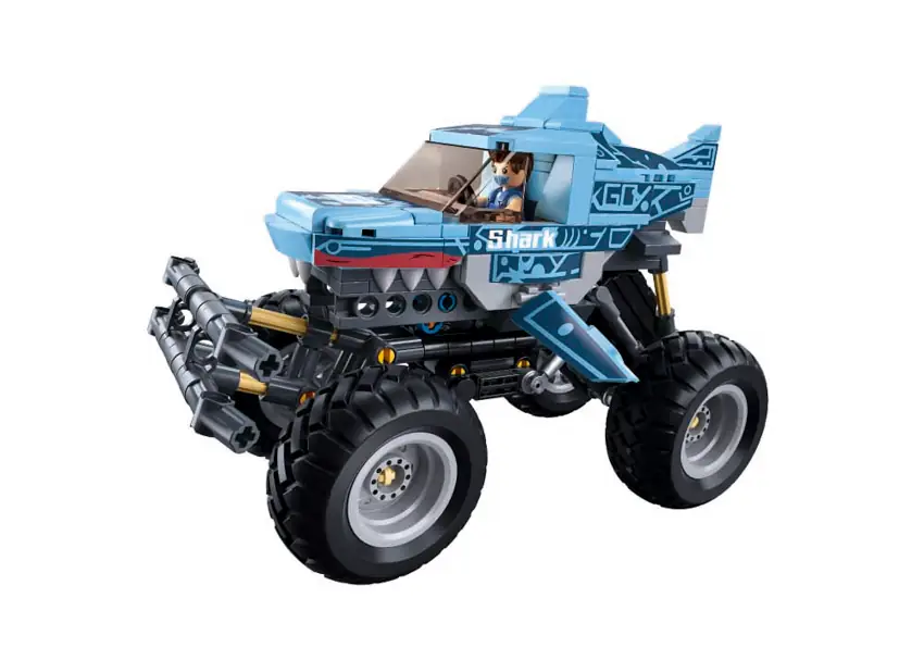 Sluban Bigfoot Blue Shark Set M38 B1163 SetDB