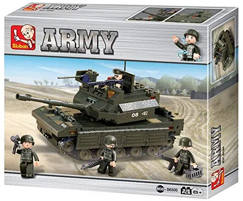 Sluban Army Panzer • Set M38-B6500 • SetDB • Merlins Bricks