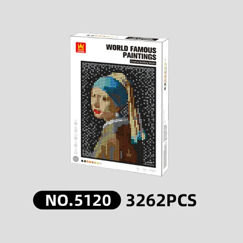 Wange Painting: Girl with a Pearl Earring • Set 5120 • SetDB