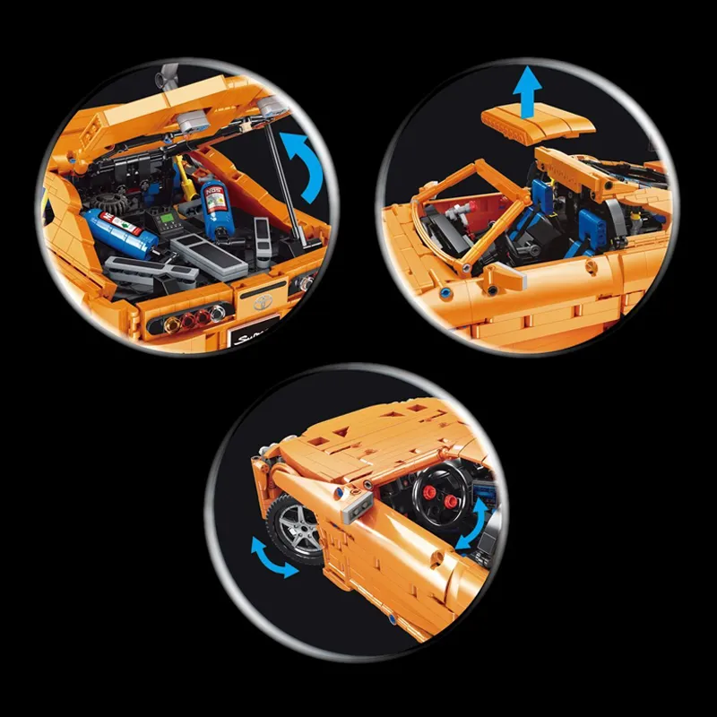 Xinyu Happy Build Toyota Supra A80 • Set YC-QC018 • SetDB