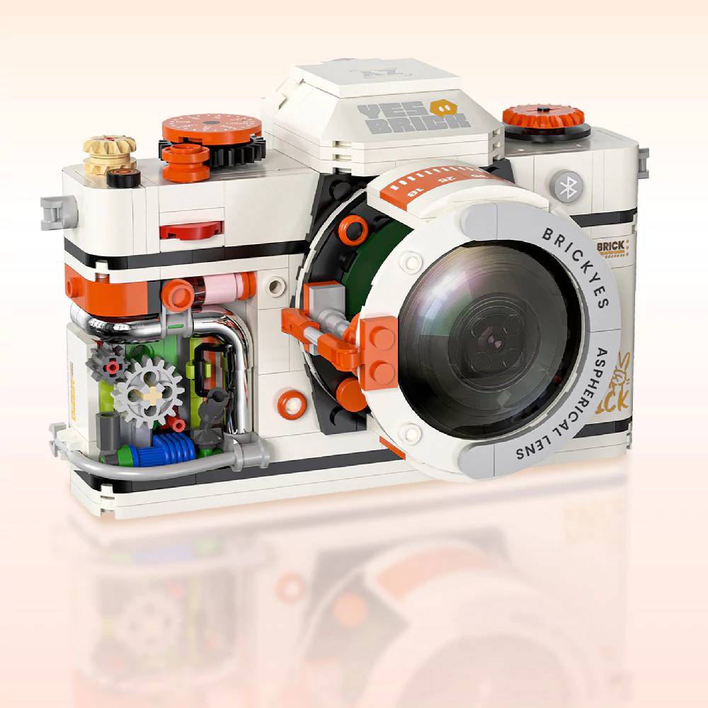 Camera Flower Mini Blocks BrickYes Orange camera • MINI BLOCKS • Set 2211 • SetDB