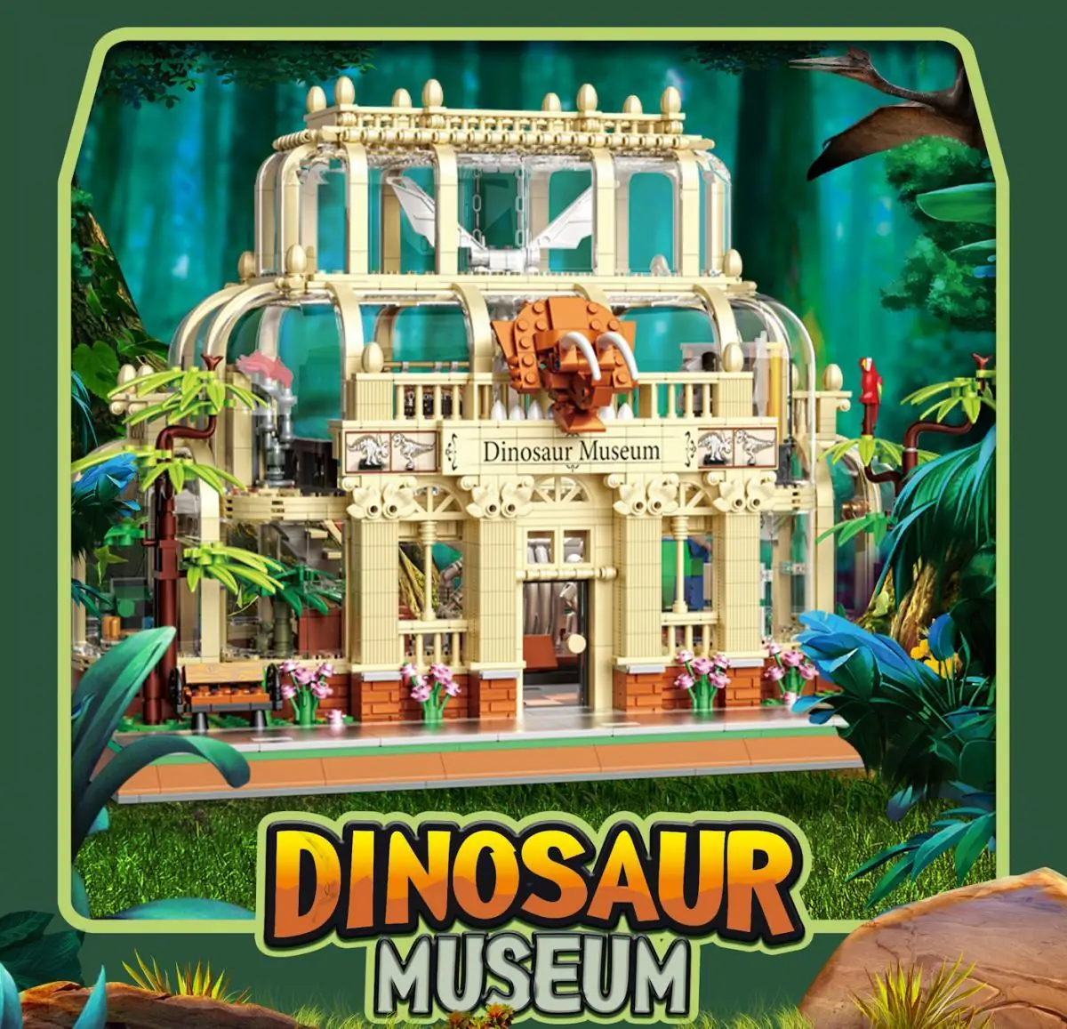 Lego discount dinosaur museum