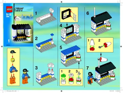 fugl Gavmild Store LEGO City In-Flight 2006 • Set 2928 • SetDB • Merlins Bricks