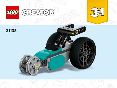 Manual Creator 3-in-1 Oldtimer Motorrad - 3