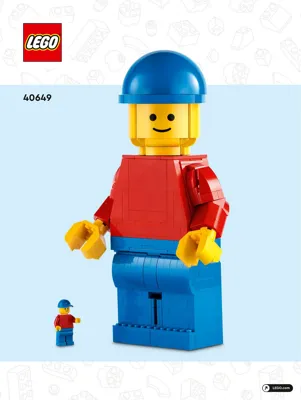 Manual Minifigures Up-Scaled LEGO® Minifigure - 1