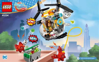 LEGO DC Super Hero Girls Bumblebee Helicopter • Set 41234