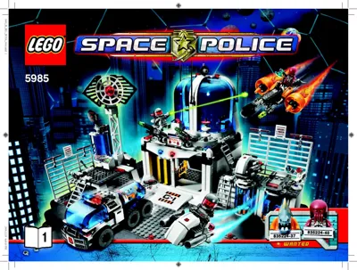 sår leje Æsel LEGO Space Police Central • Set 5985 • SetDB