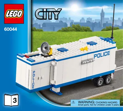 scramble formel undertrykkeren LEGO City Mobile Police Unit • Set 60044 • SetDB