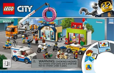 Pind Vær tilfreds stille LEGO City Donut Shop Opening • Set 60233 • SetDB