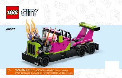 Manual City Stunt Truck & Ring of Fire Challenge - 1