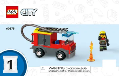 Manual City Fire Station and Fire Truck - 1