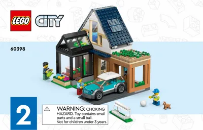 Manual City Family House and Electric Car - 2