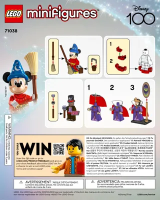 Manual Minifiguren Disney 100 - 1