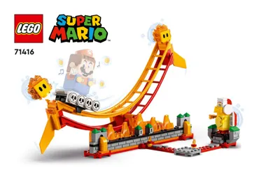 Manual Super Mario™ Lava Wave Ride Expansion Set - 1