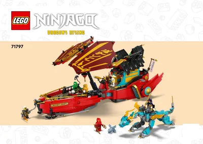 Manual NINJAGO® Ninja-Flugsegler im Wettlauf mit der Zeit - 1
