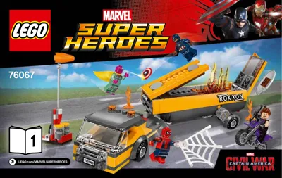 LEGO Marvel Tanker Truck Takedown • Set 76067 • SetDB