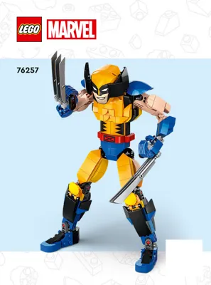 Manual LEGO Marvel Wolverine Baufigur - 1