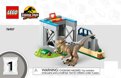 Manual Jurassic World™ Velociraptor Escape - 1