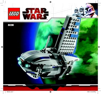 LEGO Star Wars Separatist Shuttle • Set 8036 • SetDB