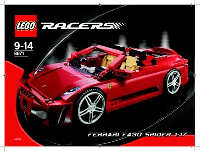 Manifest grammatik ost LEGO Ferrari F430 Spider 1:17 • Set 8671 • SetDB