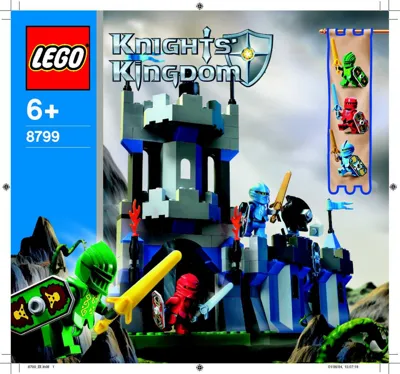 Sprout vand blomsten festspil LEGO Knights' Castle Wall • Set 8799 • SetDB