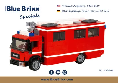 Manual Firetruck Augsburg, 8163 ELW - 1