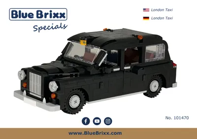 BlueBrixx London Taxi • Set 101470 • SetDB • Merlins Bricks