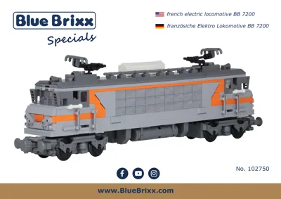 Manual french electric locomotive BB 7200 - 1