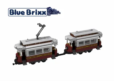 Manual Classic tram with trailer  - 1