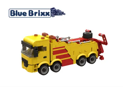 Manual tow Truck yellow red - 1