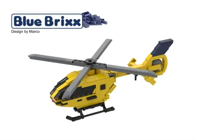 Manual Yellow Rescue Helicopter - 1