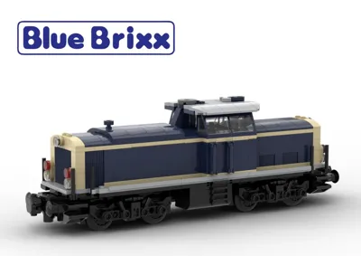Manual Locomotive V100 dark blue  - 1