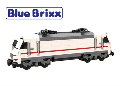 Manual Locomotive BR 101 white red - 1